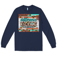 Navy difference maker Long Sleeve Tee - JahusDesignShop