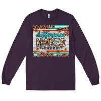 Plum difference maker Long Sleeve Tee - JahusDesignShop