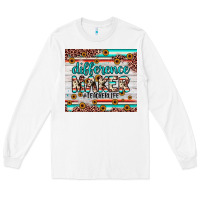 White difference maker Long Sleeve Tee - JahusDesignShop
