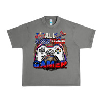 Tornado All American gamer 4th of july Urban Heavy Tee - CowGirlArtShop