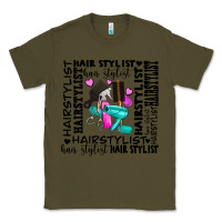 Army Green hair stylist elementary Classic Tee - AdoDesignShop