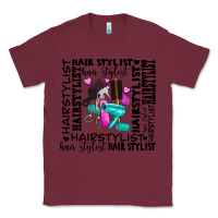 Burgundy hair stylist elementary Classic Tee - AdoDesignShop