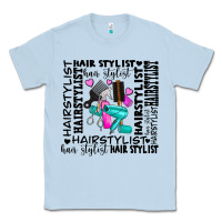 Dusty Blue hair stylist elementary Classic Tee - AdoDesignShop