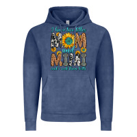 Vintage Denim i have two titles mom and mimi and i rock them bot Vintage Hoodie - Zillion Design Studio