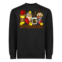 Black tis' the season softball coffee cups Heavyweight Sweatshirt - Zillion Design Studio