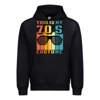 Black This İs My 70'S Costume Urban Hoodie - Bettercallsaul