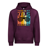 Mauve Wine This İs My 70'S Costume Urban Hoodie - Bettercallsaul