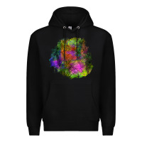 Black halloween spider web for patches Premium Hoodie - BundleAndBundleShop