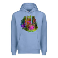 Colony Blue halloween spider web for patches Premium Hoodie - BundleAndBundleShop