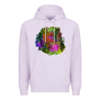 Lilac halloween spider web for patches Premium Hoodie - BundleAndBundleShop