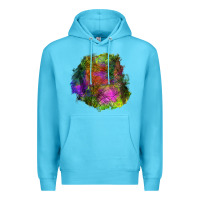 Ocean Blue halloween spider web for patches Premium Hoodie - BundleAndBundleShop