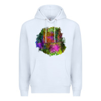 White halloween spider web for patches Premium Hoodie - BundleAndBundleShop