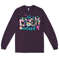 Plum he is risen indeed Long Sleeve Tee - AdoDesignShop