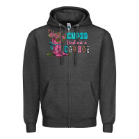 Charcoal Heather velantines day cupid find me a cowboy Zipper Hoodie - AdoDesignShop