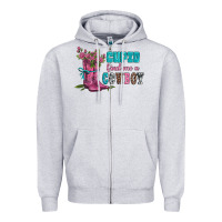 Heather Grey velantines day cupid find me a cowboy Zipper Hoodie - AdoDesignShop