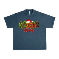 Midnight Navy Christmas kizzie claus Urban Heavy Tee - FaDigitalArtStudio