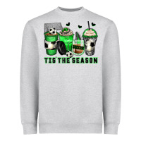 Heather Grey tis' the season soccer coffee cups Heavyweight Sweatshirt - Zillion Design Studio