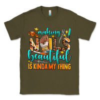 Army Green making nails beautiful is kinda my thing Classic Tee - AdoDesignShop