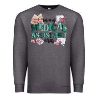 Charcoal Heather in my medical assistant era Premium Sweatshirt - MaliasSmallBusiness