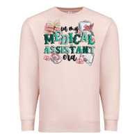 Pale Pink in my medical assistant era Premium Sweatshirt - MaliasSmallBusiness