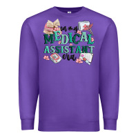 Purple in my medical assistant era Premium Sweatshirt - MaliasSmallBusiness