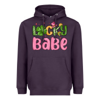 Plum lucky babe st patrick s day Heavyweight Hoodie - MaliasSmallBusiness