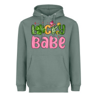 Sage lucky babe st patrick s day Heavyweight Hoodie - MaliasSmallBusiness