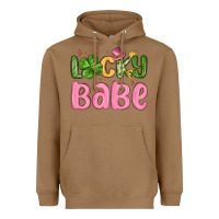 Toasted Coconut lucky babe st patrick s day Heavyweight Hoodie - MaliasSmallBusiness