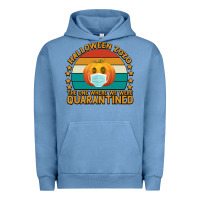 Pigment Pebble Blue Halloween Zozo The One Where We Were Quarantined Urban Hoodie - Bettercallsaul