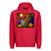Cardinal headstone and coffin mousepad Premium Hoodie - BundleAndBundleShop