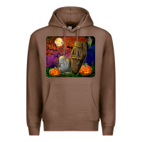 Chestnut headstone and coffin mousepad Premium Hoodie - BundleAndBundleShop