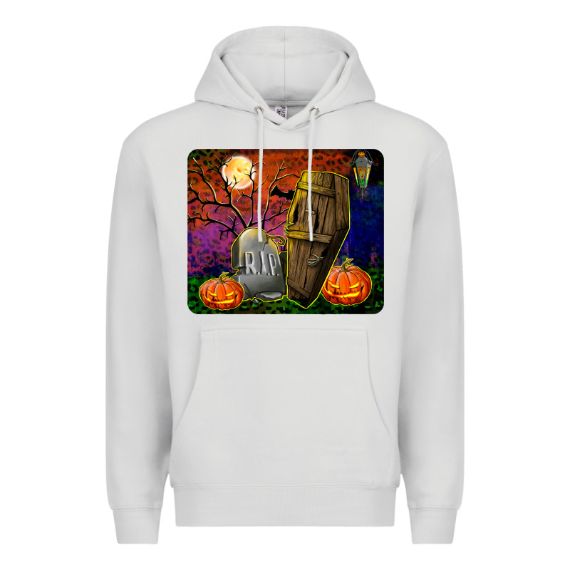 Headstone And Coffin Mousepad Premium Hoodie by BundleAndBundleShop | Teevron
