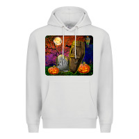 Dove Grey headstone and coffin mousepad Premium Hoodie - BundleAndBundleShop
