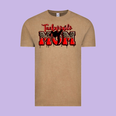 Taekwondo Mom Vintage Tee Designed By Zillion Design Studio