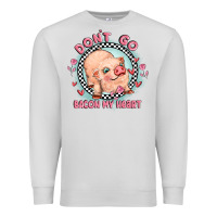 Dove Grey dont go bacon my heart Premium Sweatshirt - MaliasSmallBusiness