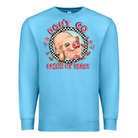 Ocean Blue dont go bacon my heart Premium Sweatshirt - MaliasSmallBusiness
