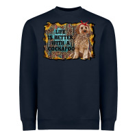 Navy life is better with a cockapoo Heavyweight Sweatshirt - RanaPortraitStore