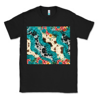 Black turquoise glitter cowhide Classic Tee - JahusDesignShop