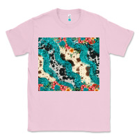 Bubblegum Pink turquoise glitter cowhide Classic Tee - JahusDesignShop