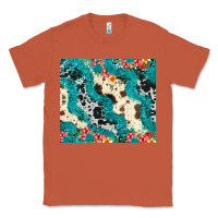 Copper turquoise glitter cowhide Classic Tee - JahusDesignShop