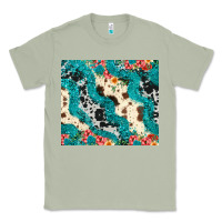 Matcha turquoise glitter cowhide Classic Tee - JahusDesignShop