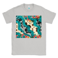 Moon Dust turquoise glitter cowhide Classic Tee - JahusDesignShop