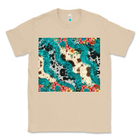 Mushroom turquoise glitter cowhide Classic Tee - JahusDesignShop