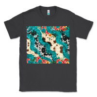 Smoke turquoise glitter cowhide Classic Tee - JahusDesignShop