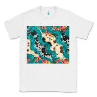 White turquoise glitter cowhide Classic Tee - JahusDesignShop