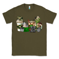 Army Green veteran coffee cups Classic Tee - AdoDesignShop