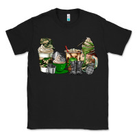 Black veteran coffee cups Classic Tee - AdoDesignShop