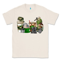 Natural veteran coffee cups Classic Tee - AdoDesignShop