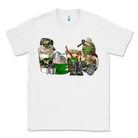 White veteran coffee cups Classic Tee - AdoDesignShop