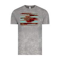 Cloud Rock leopard serape background Vintage Tee - BarkalooDesign